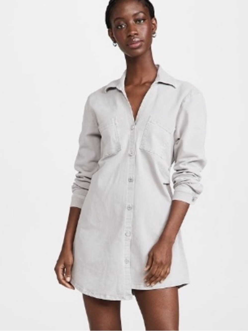 Le Jean Eliza Denim Shirt Dress